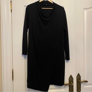 COS Black Long Sleeve Dress with Pockets